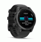 fēnix E – 47 mm, AMOLED - Slate grey steel with Black silicone band - 010-03025-01 - Garmin